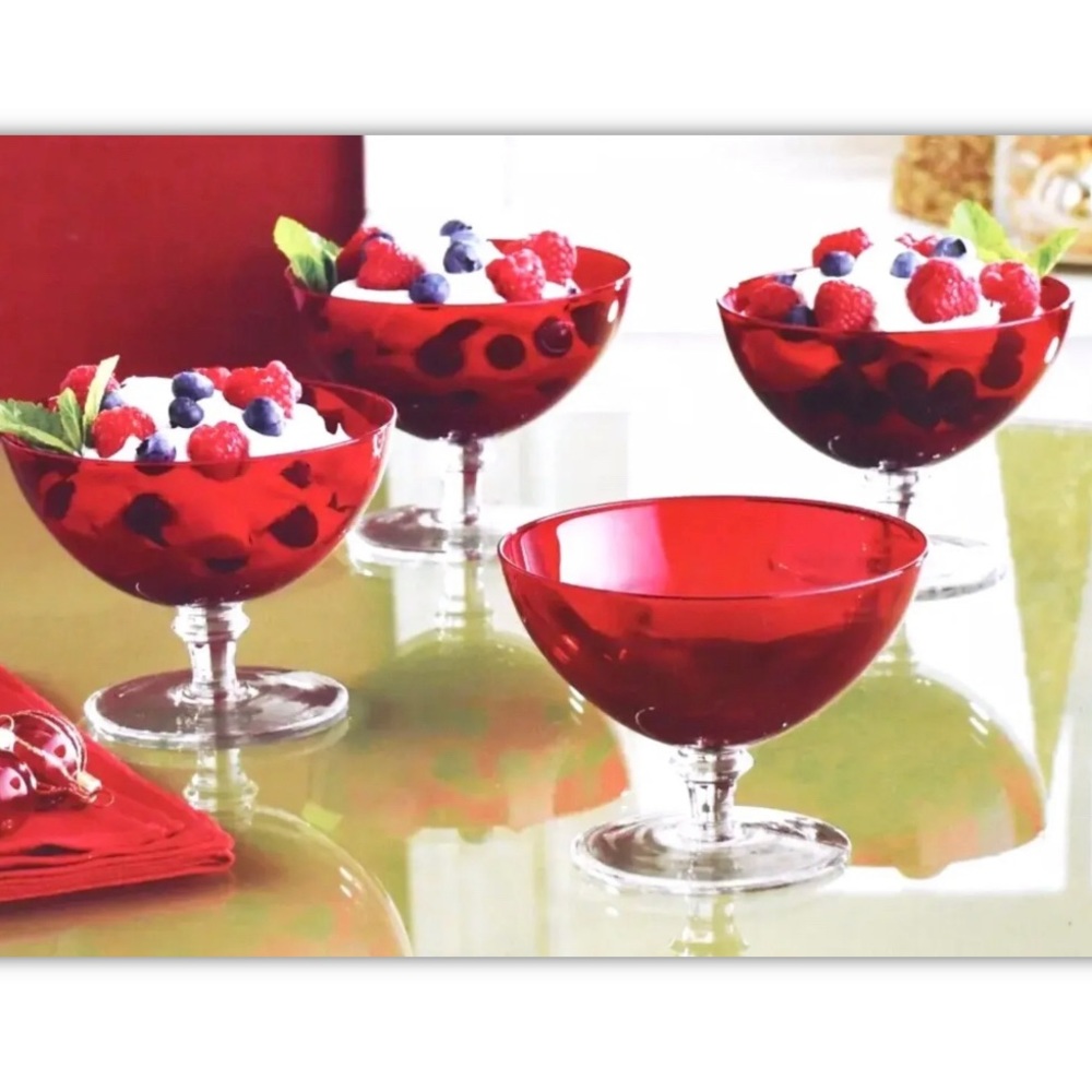 Pier 1 set of 4 dessert cups